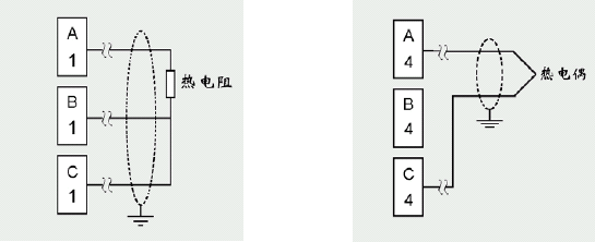 SWP-TSR200中长图彩色无纸记录仪电阻输入接线