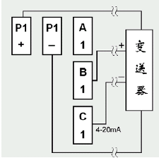 SWP-TSR200中长图彩色无纸记录仪四线制变送器接线