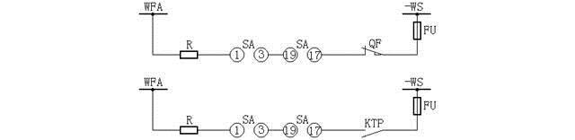 开关事故跳闸音响回路接线图