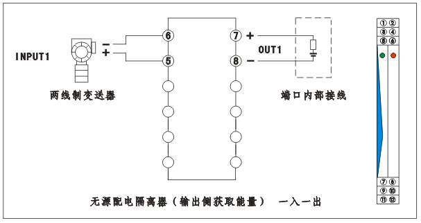 一入一出无源配电器接线图