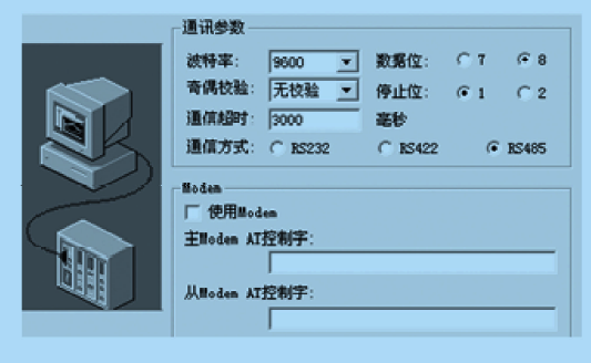 组态王通讯参数配置图