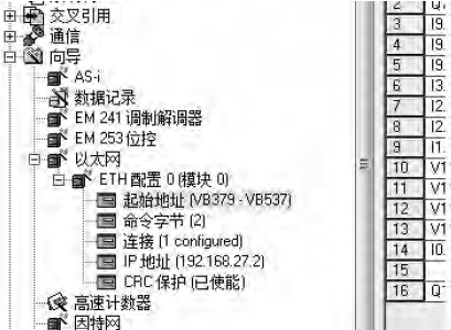 以太网通讯组态结构