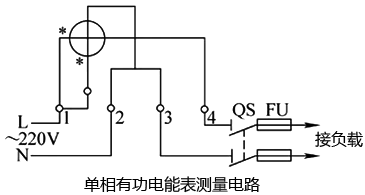 单相有功电能表测量电路