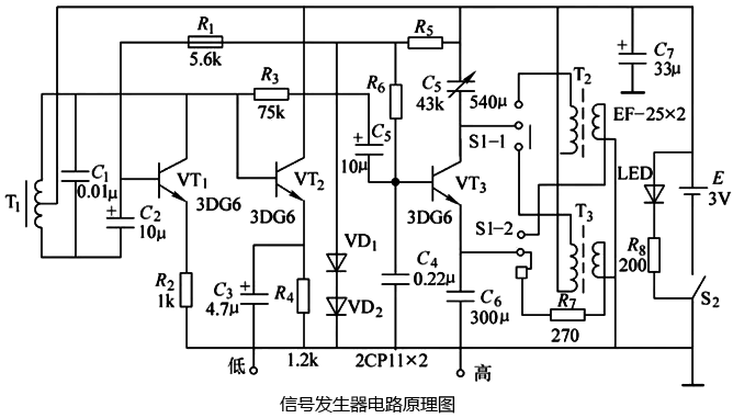 信号发生器电路原理图