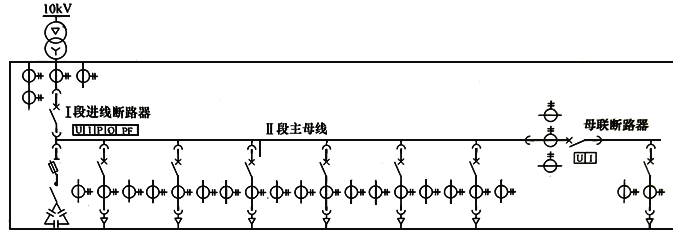 低压进线、母联和馈电回路