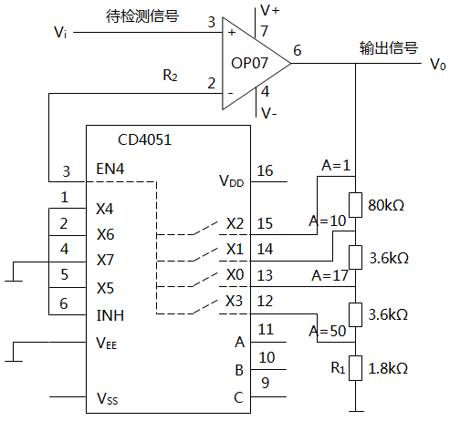 可编程增益放大器原理