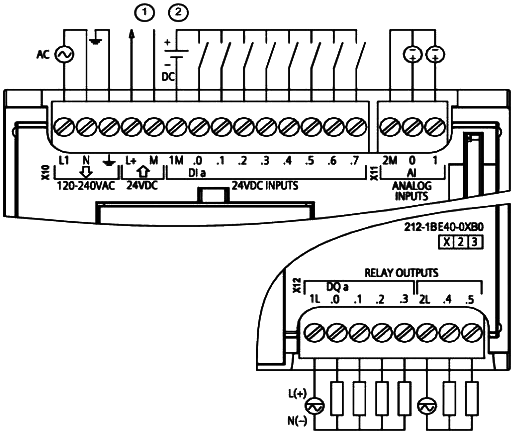 6ES7 212-1BE40-0XB0接线图