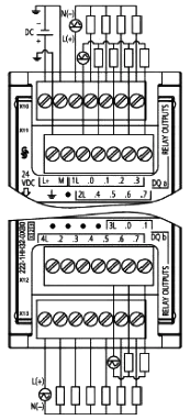 6ES7 222-1HH32-0XB0接线图