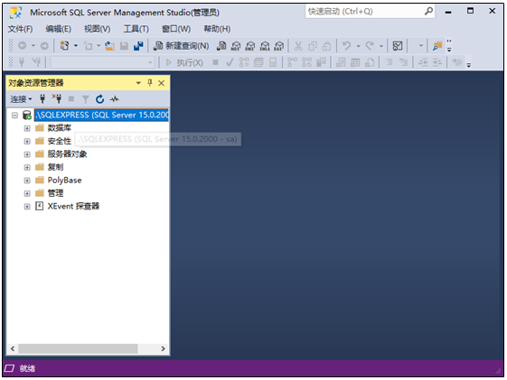 登录SQL SERVER Manager Studio