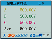 电能质量分析仪相电压瞬时值