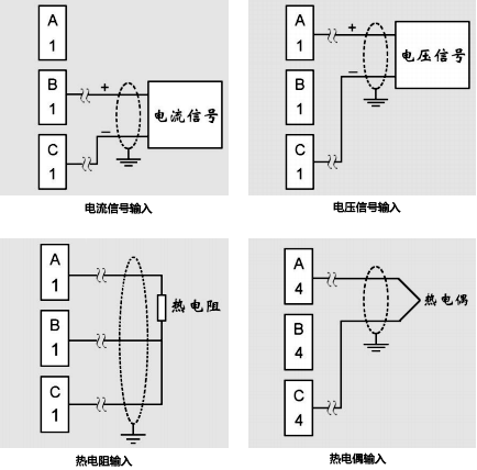 模拟信号输入接线图