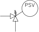 P&ID图中安全阀的图例