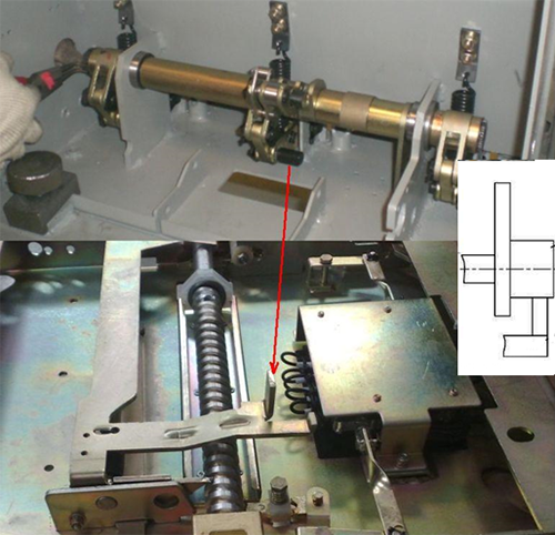 断路器手车不能摇进、摇出