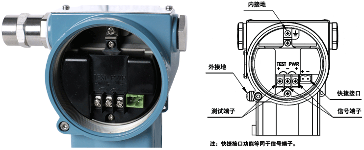 变送器TEST端子